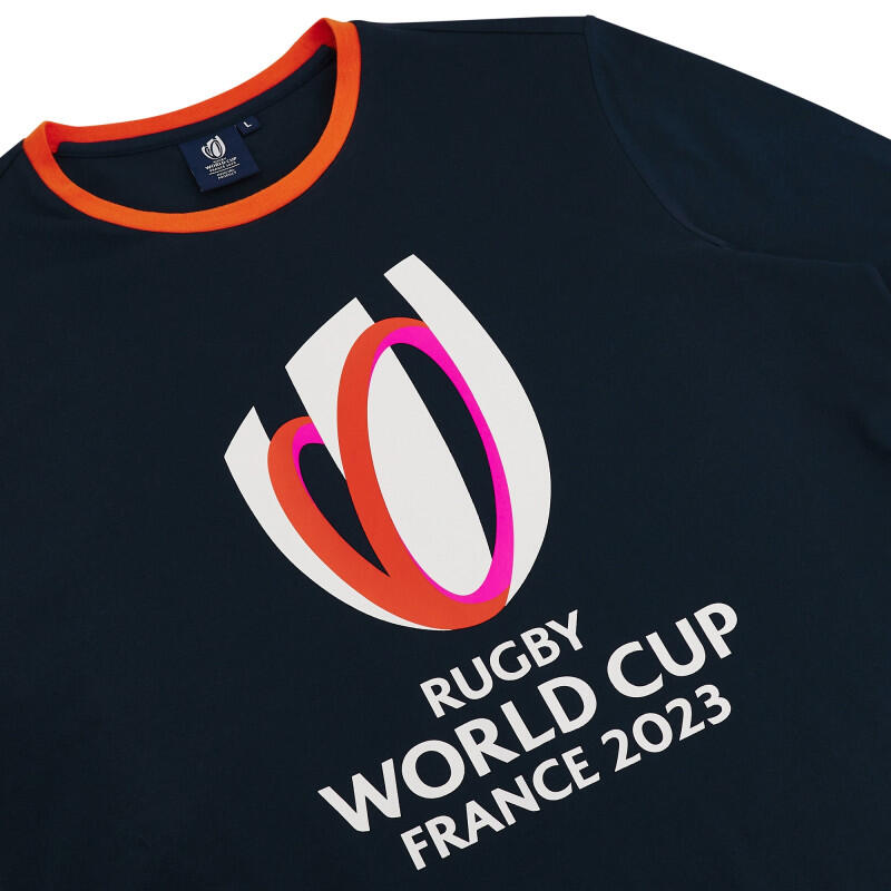 T-SHIRT ADULTE MARINE MACRON RWC 2023