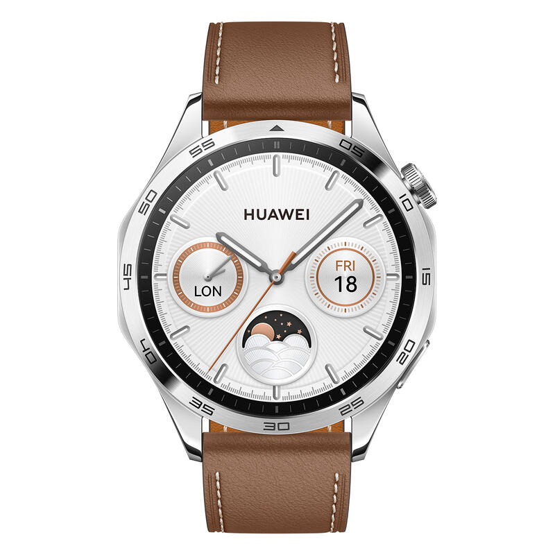 Montre connectée HUAWEI WATCH GT4 46mm Classic Brown leather strap