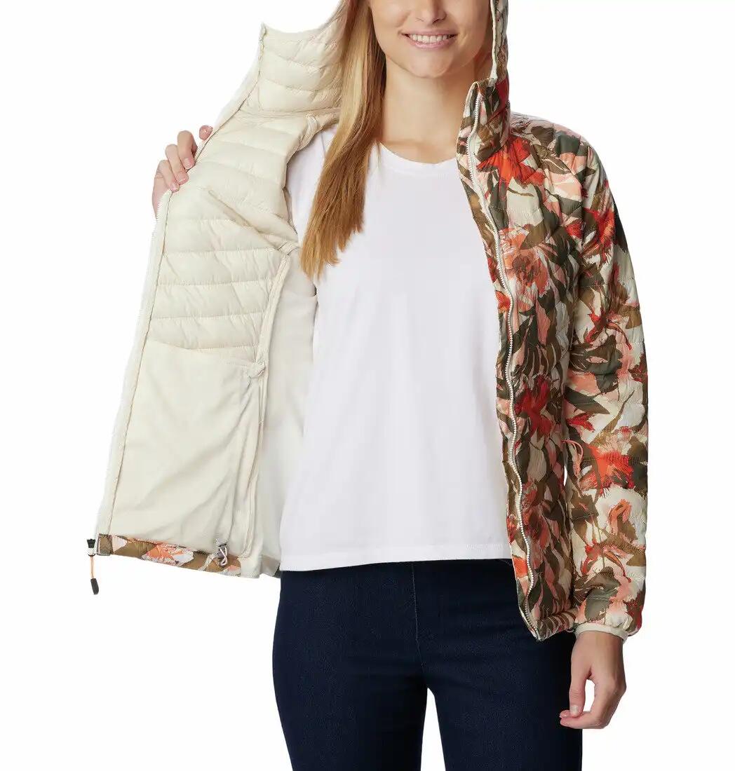 Chaqueta híbrida híbrida pase en polvo con capucha 5/7