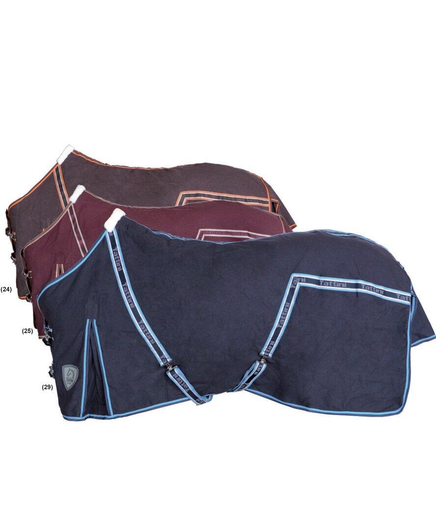 Couverture pour cheval en coton avec soufflets d'aisan Tattini 3/3