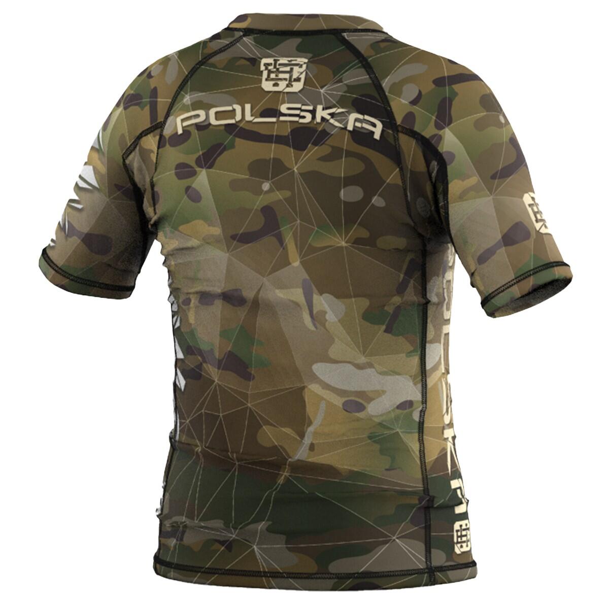Rashguard à manches courtes pour enfants pour le MMA EXTREME HOBBY POLSKA CAMO 2/4
