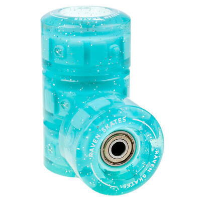 Lichtgevende wieltjes + lagers voor rolschaatsen led 4 stuks