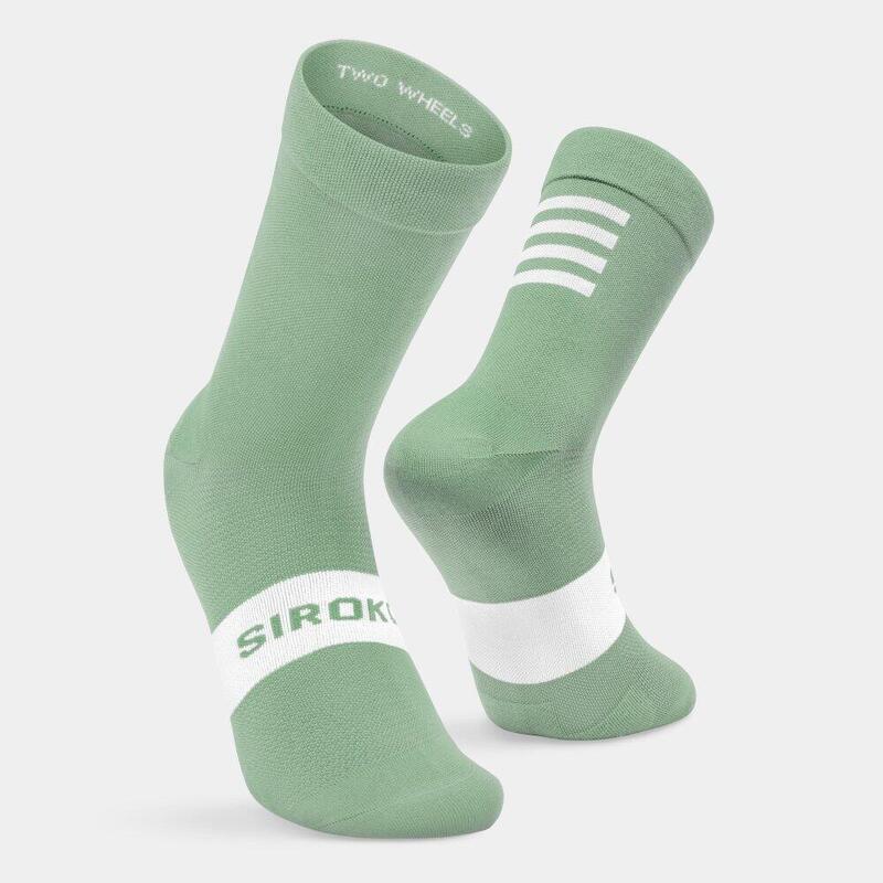 Herren und Damen Radsport Fahrradsocken S1 Olive Sa Calobra SIROKO Olivgrün