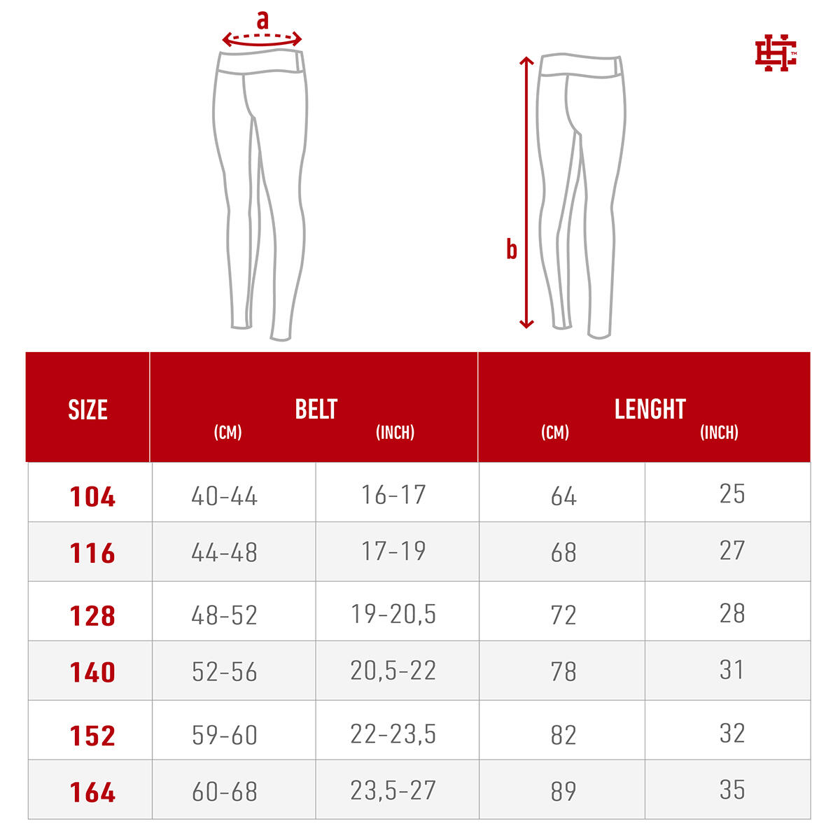 Sportlegging voor kinderen EXTREME HOBBY RED WARRIOR 4/6