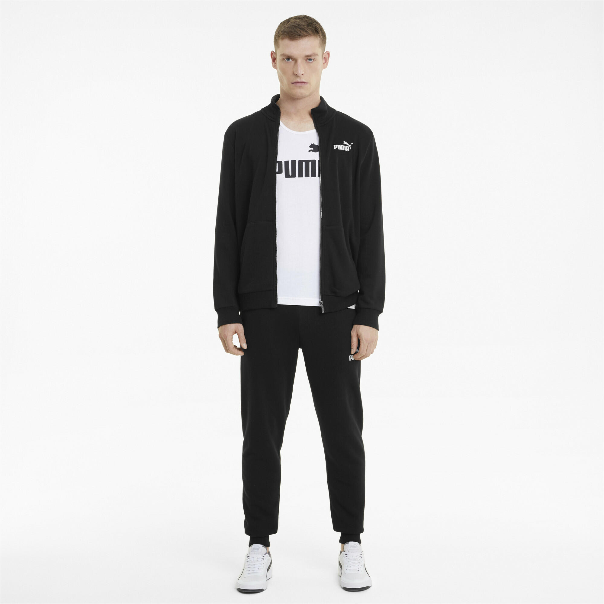 Giacca da corsa Essentials da uomo PUMA Black 4/7