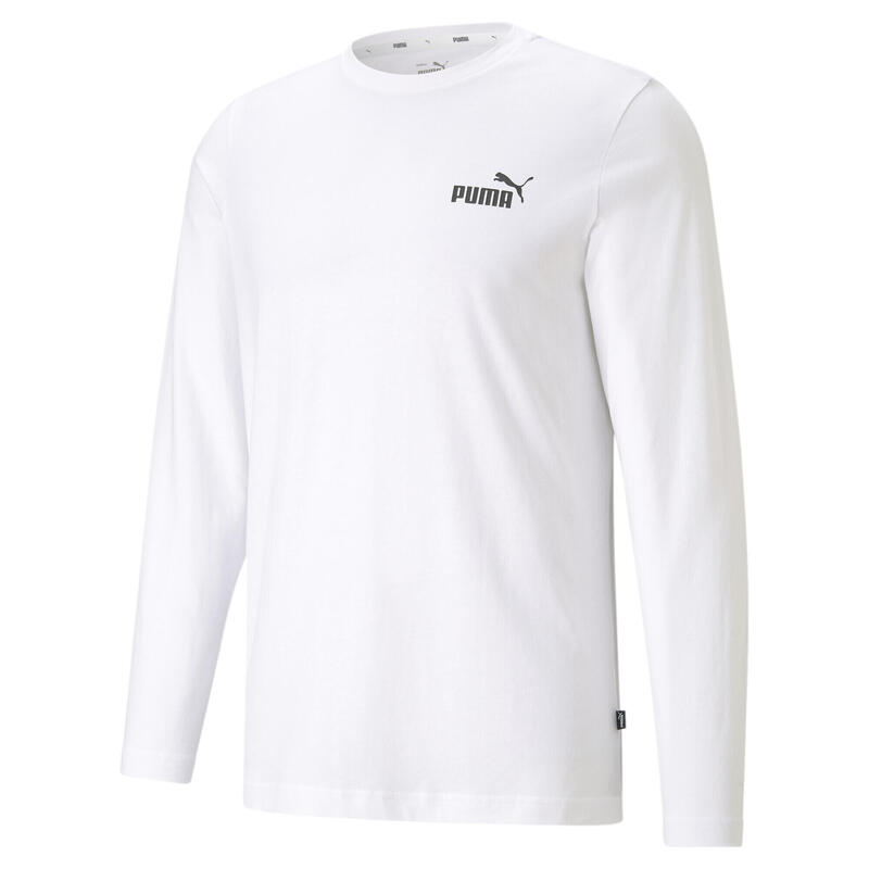 Essentials Langarm-Shirt Herren PUMA White