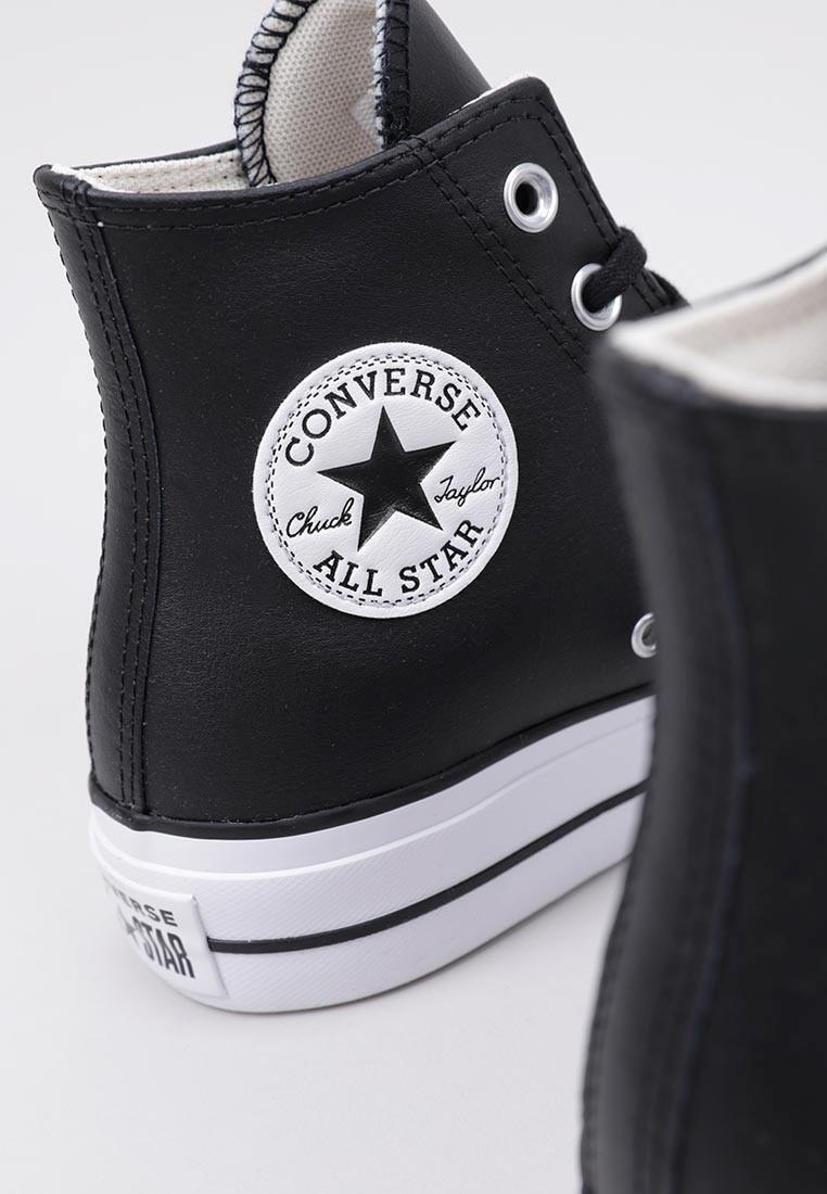 Converse Plateau Converse Schwarz Damen Leder Plateau-Sneaker