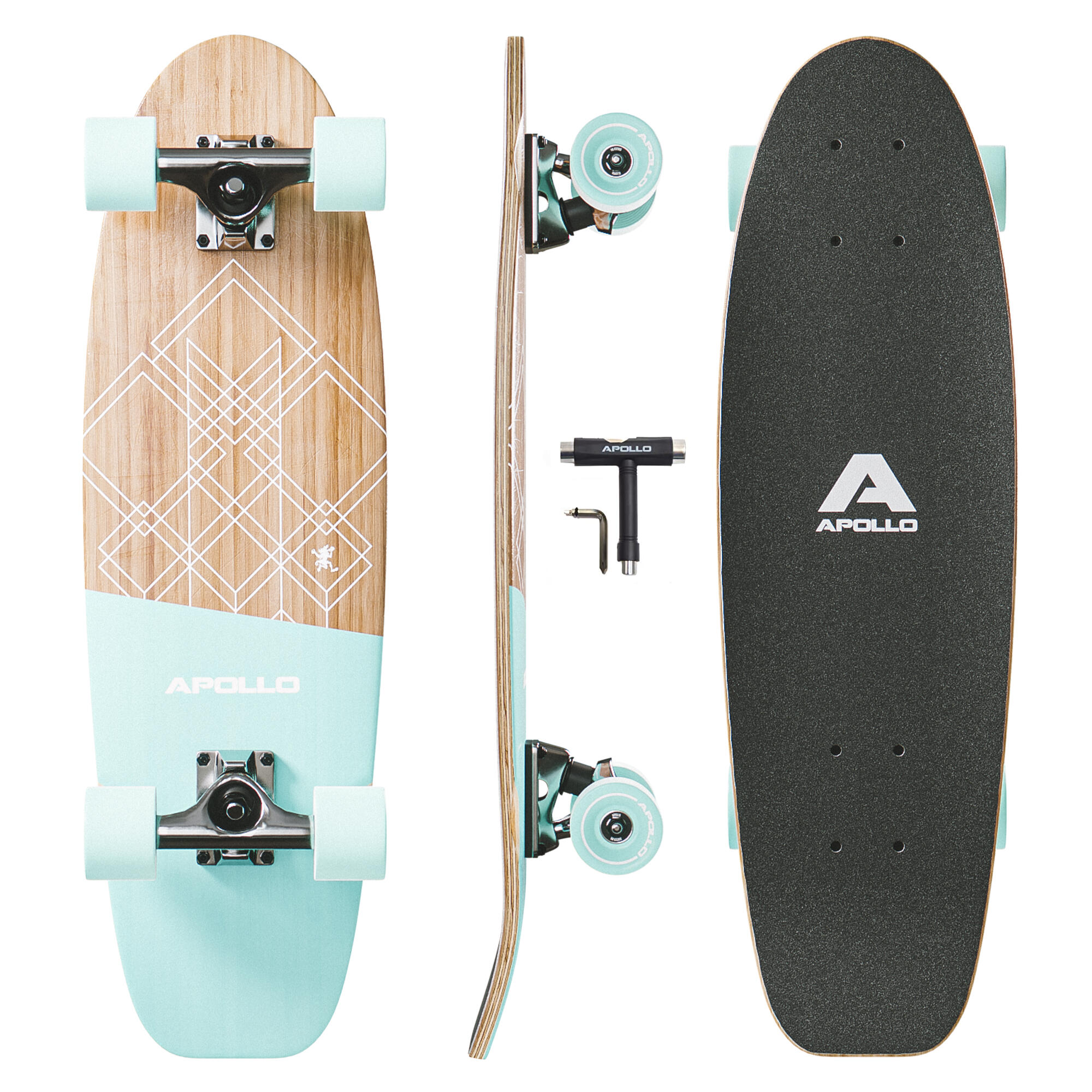 APOLLO Midi Board Cruiser Mini-Longboard