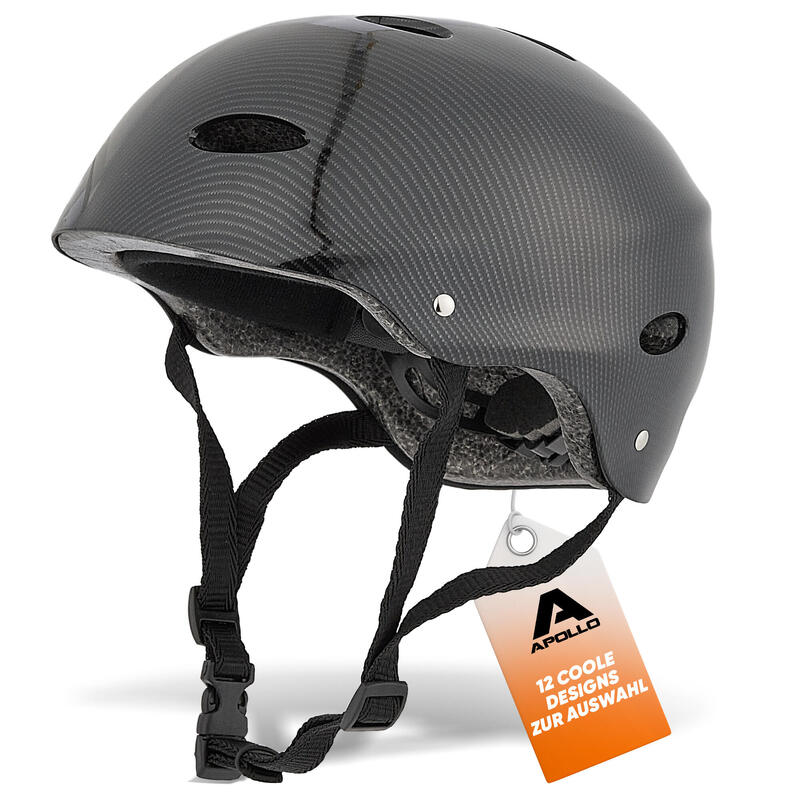 verstellbarer Skatehelm mit Design - BMX Kinderhelm