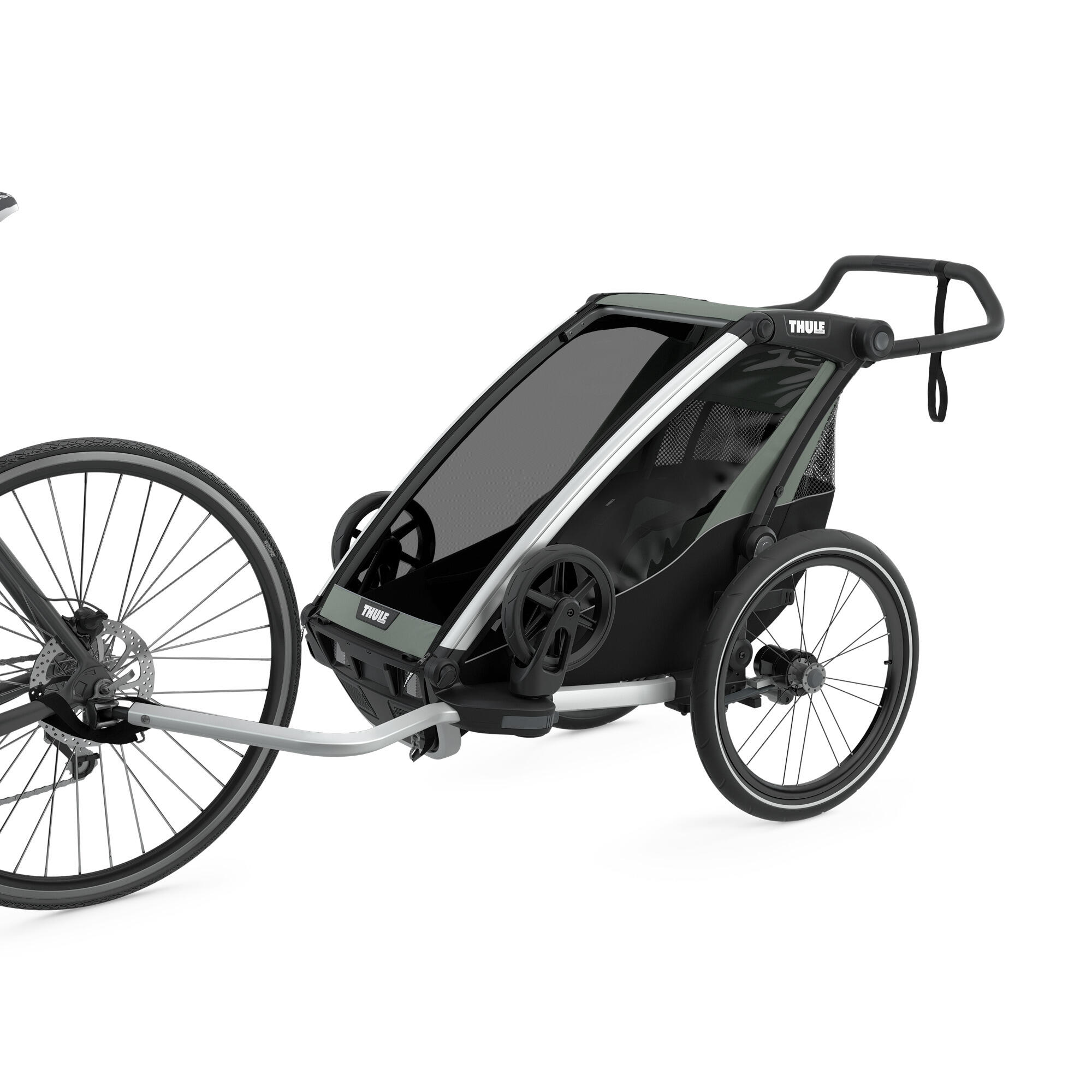 Multisportieve trailer Thule Chariot Lite Single Green THULE Decathlon