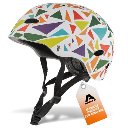 Apollo Skatehelm verstelbaar – Multi Sport Helm voor kinderen & volwassenen