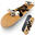 Skateboard 31,5 Zoll 7-lagiges Deck mit ABEC 7 Kugellagern