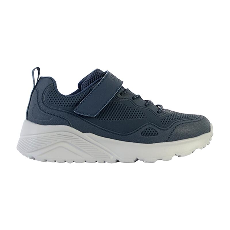 Basket Basse à Scratch Skechers Juniors Uno Lite-Worlo - Enfant