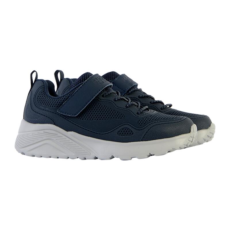 Basket Basse à Scratch Skechers Juniors Uno Lite-Worlo - Enfant