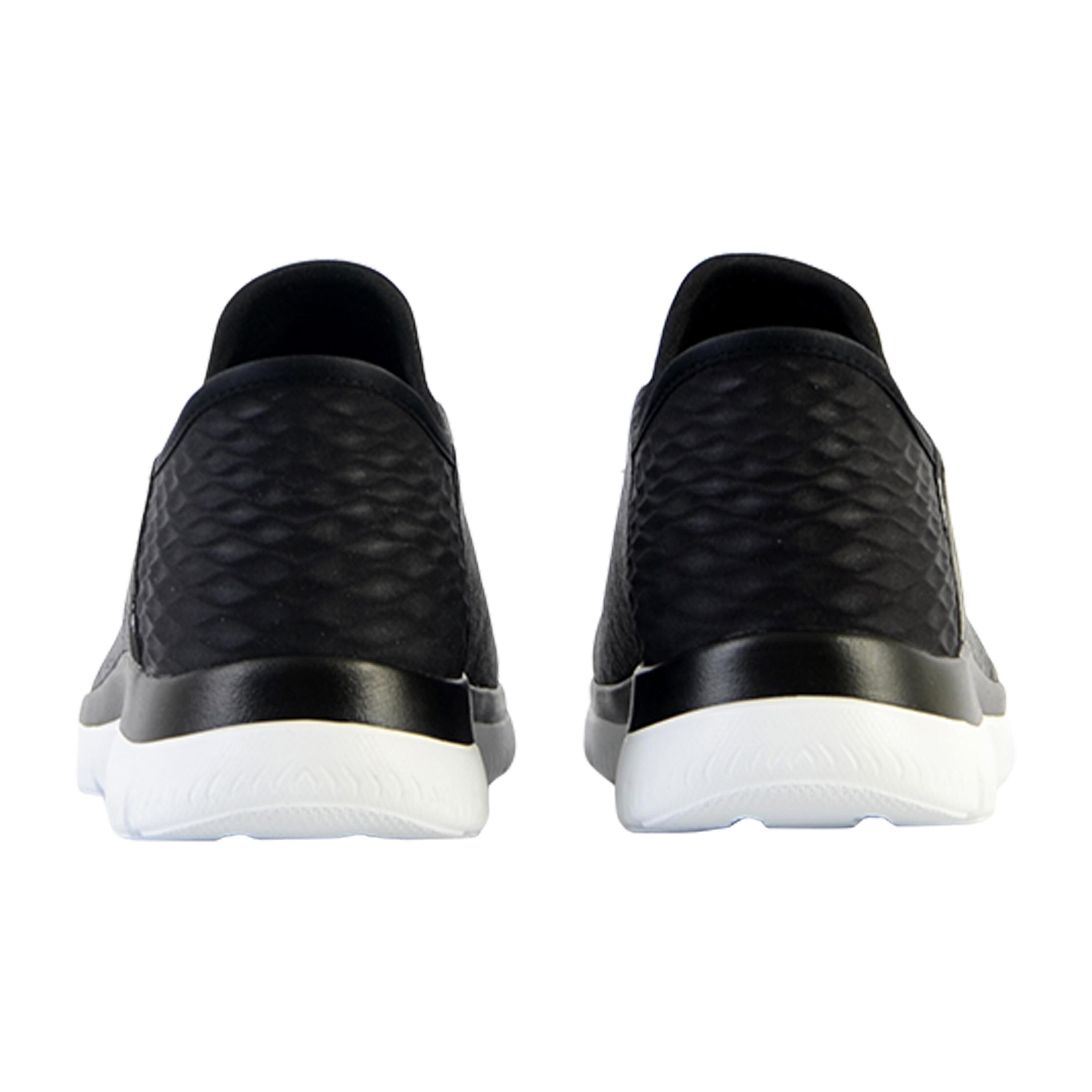 Zapatillas Skechers Mujer Summits - Dazzling haze Negro/ Blanco 4/6