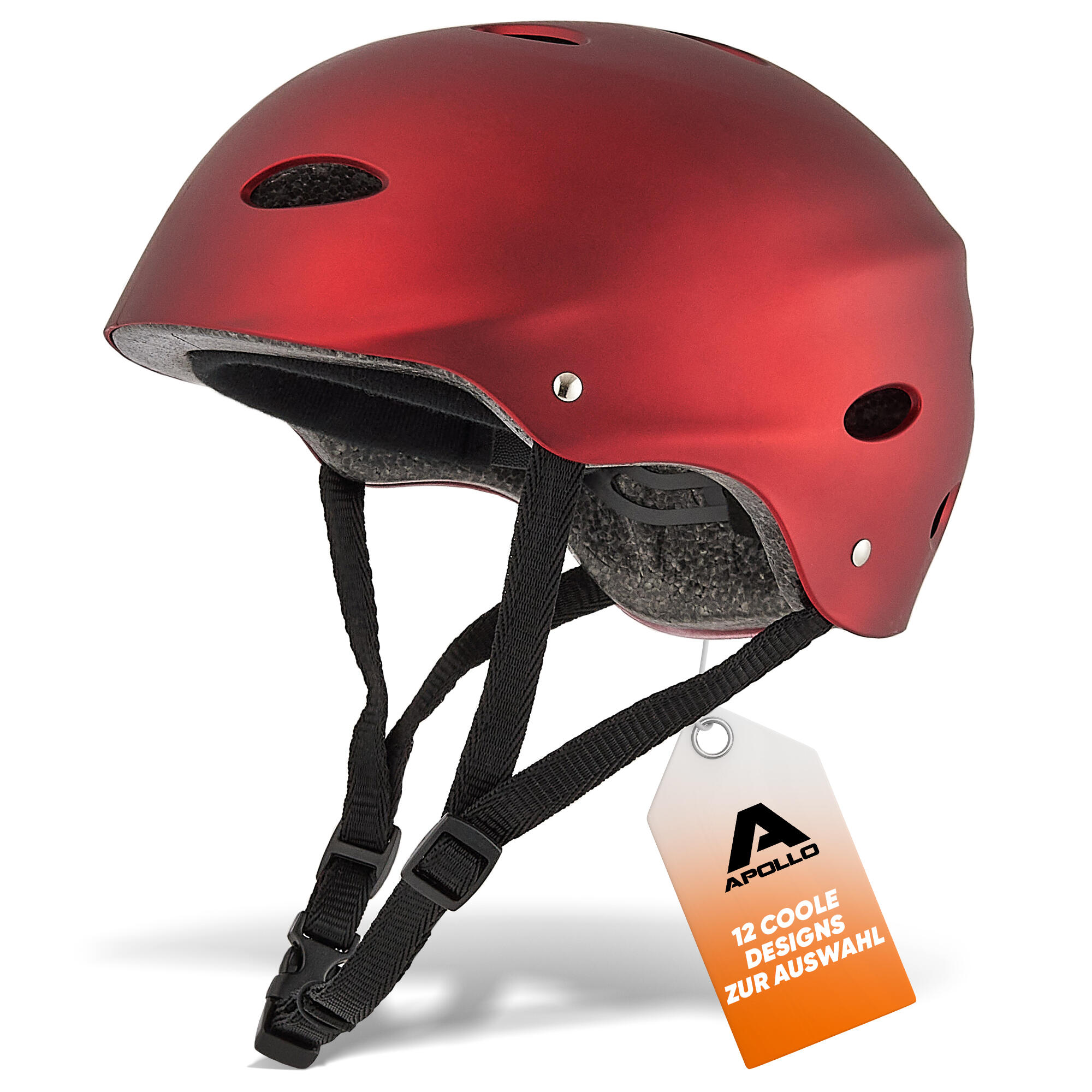 Casque Apollo multi-sport réglable – enfants & adultes, style rétro 1/7