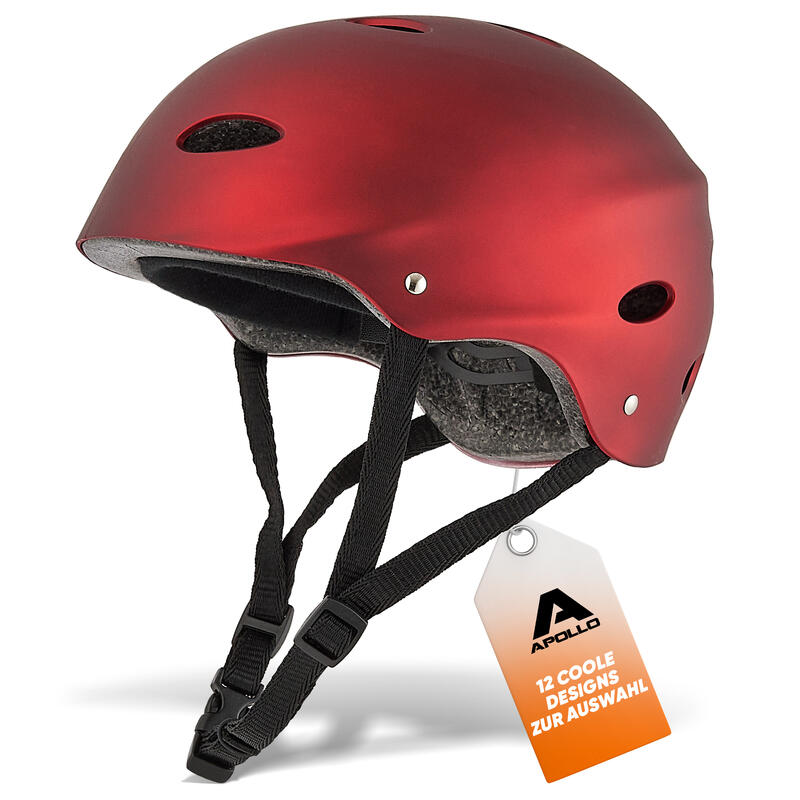 verstellbarer Skatehelm mit Design - BMX Kinderhelm