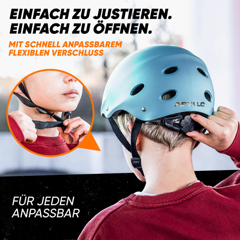 verstellbarer Skatehelm - BMX Kinderhelm