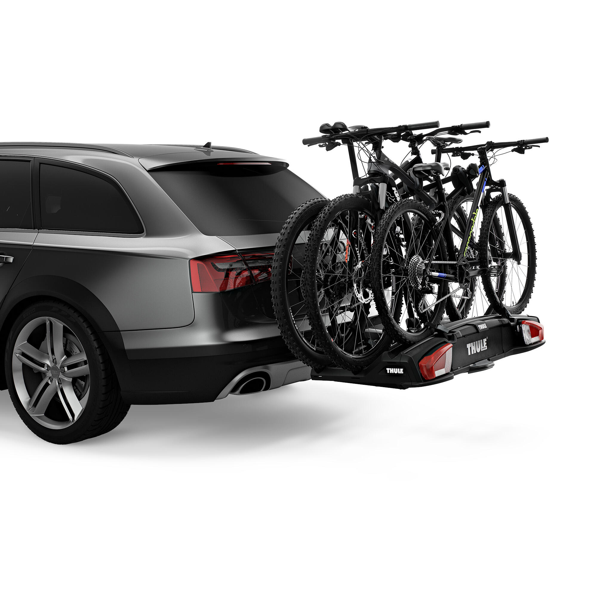 Portabici da installare sul gancio di traino Thule VeloSpace XT 3(4) bikes Black 4/8
