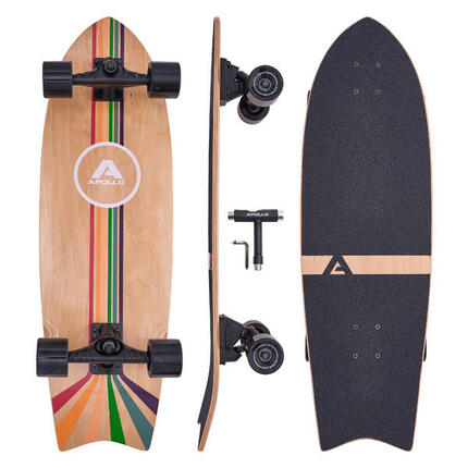 Surfskate Board - midi Longboard mit hochwertiger Surf Skate Achse