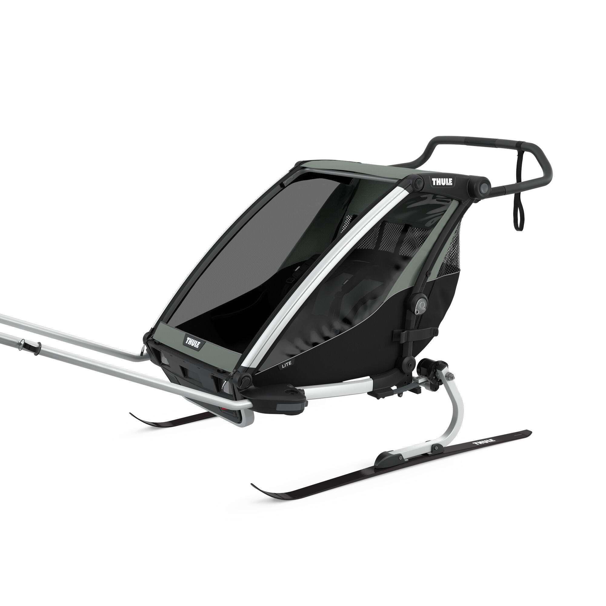 Multisportieve trailer Thule Chariot Lite Double Green THULE Decathlon