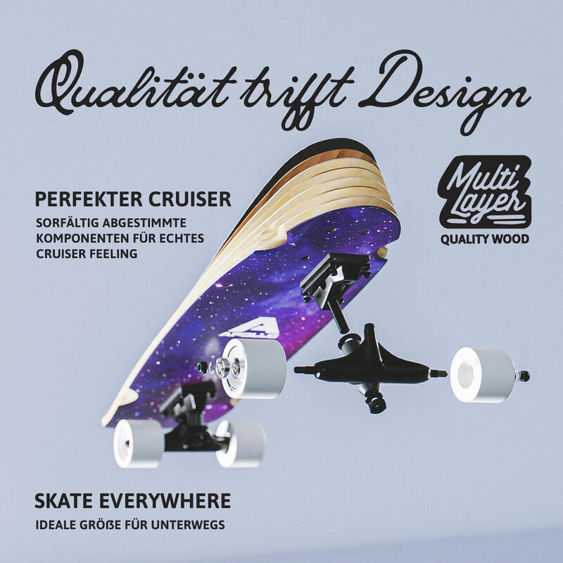 Midi Board Cruiser Mini-Longboard