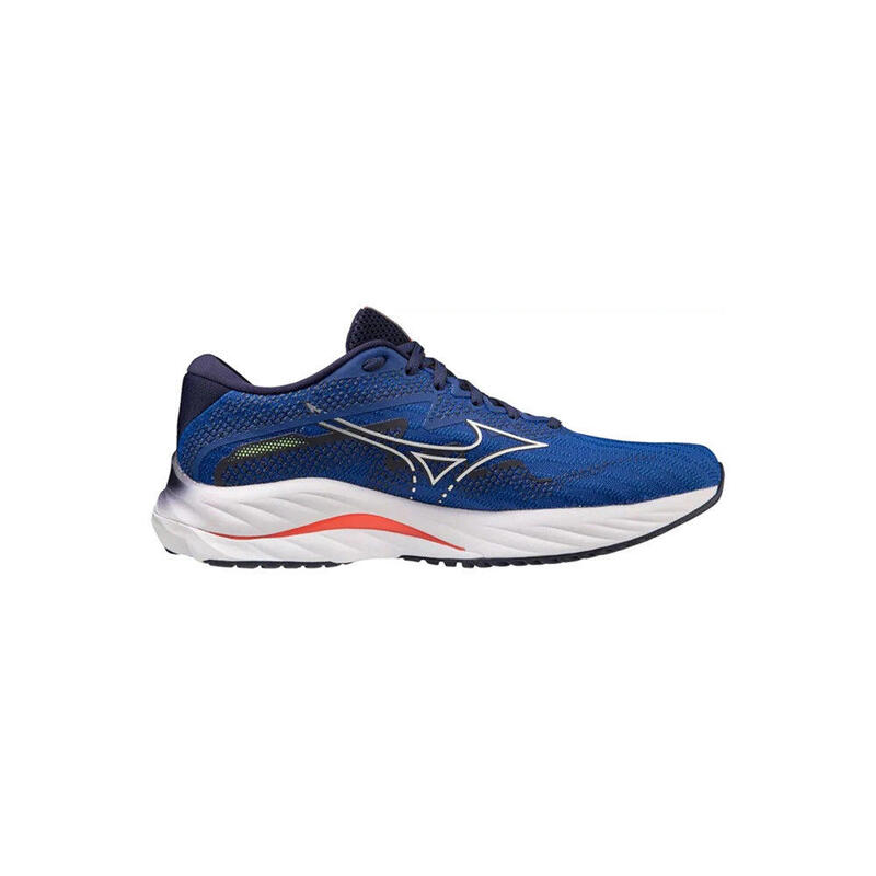 Wave Rider 27 Men's Road Running Shoes - Blue x Silver