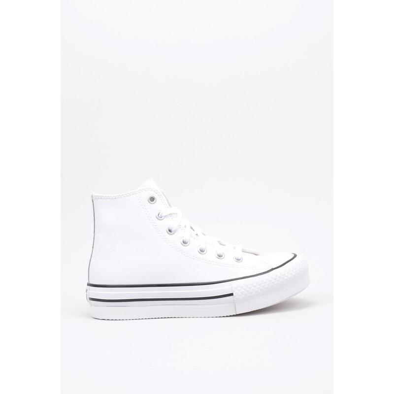 Baskets Converse Modèle Eva Lift Hi Couleur Blanc