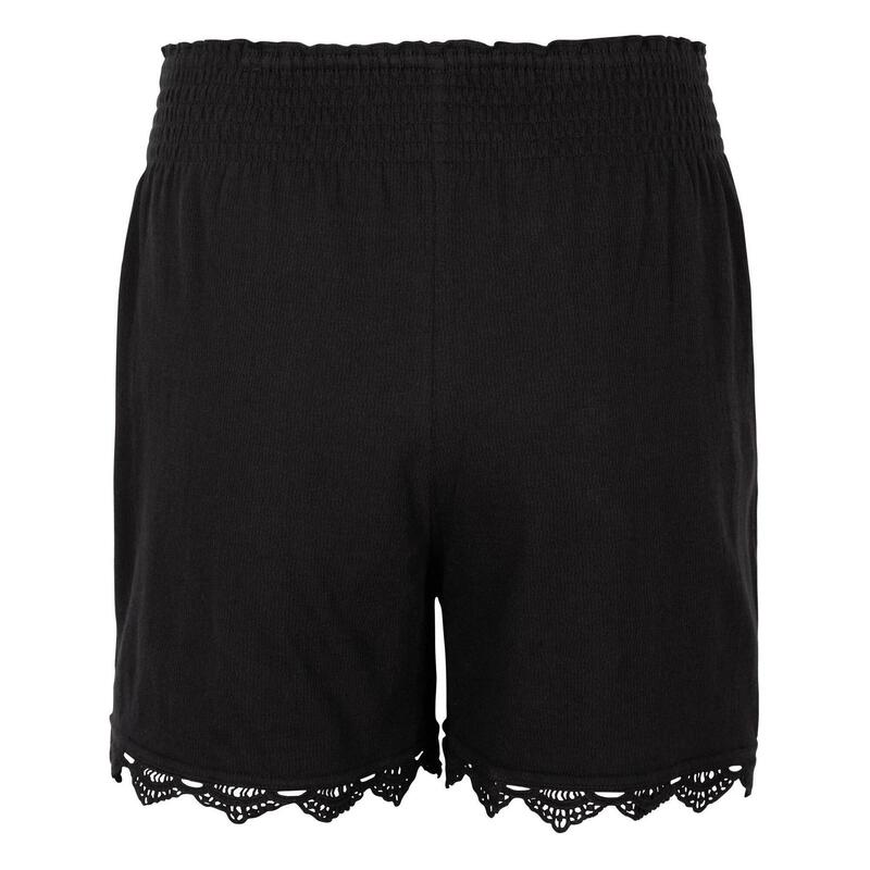 Ava Smocked Shorts női rövidnadrág - fekete
