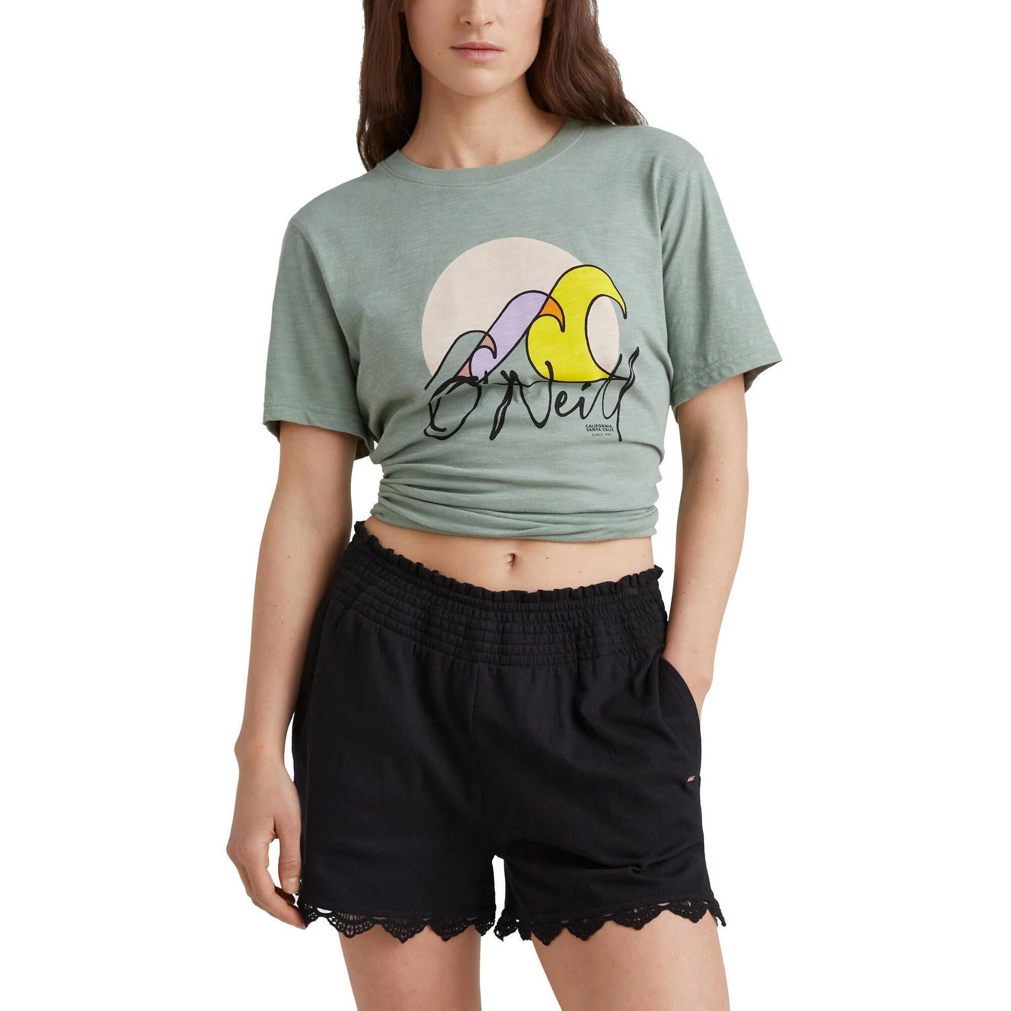 O'Neill - O'Neill O'Neill Shorts Ava Smocked Shorts Femmes Black Out - Short - Noir - M - Decathlon
