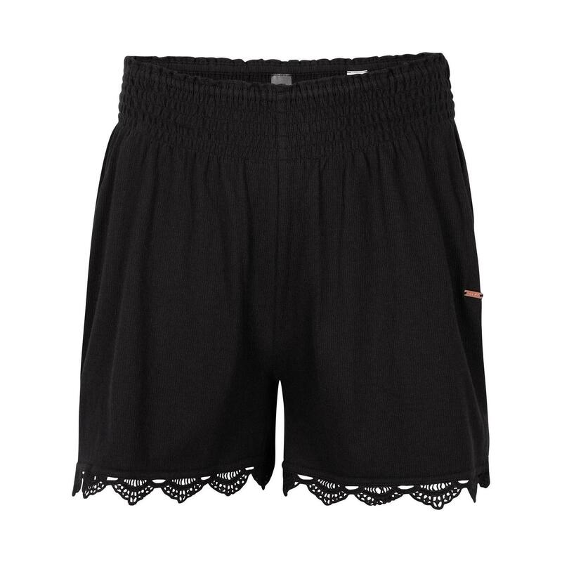 Pantaloni scurti Ava Smocked Shorts - negru femei