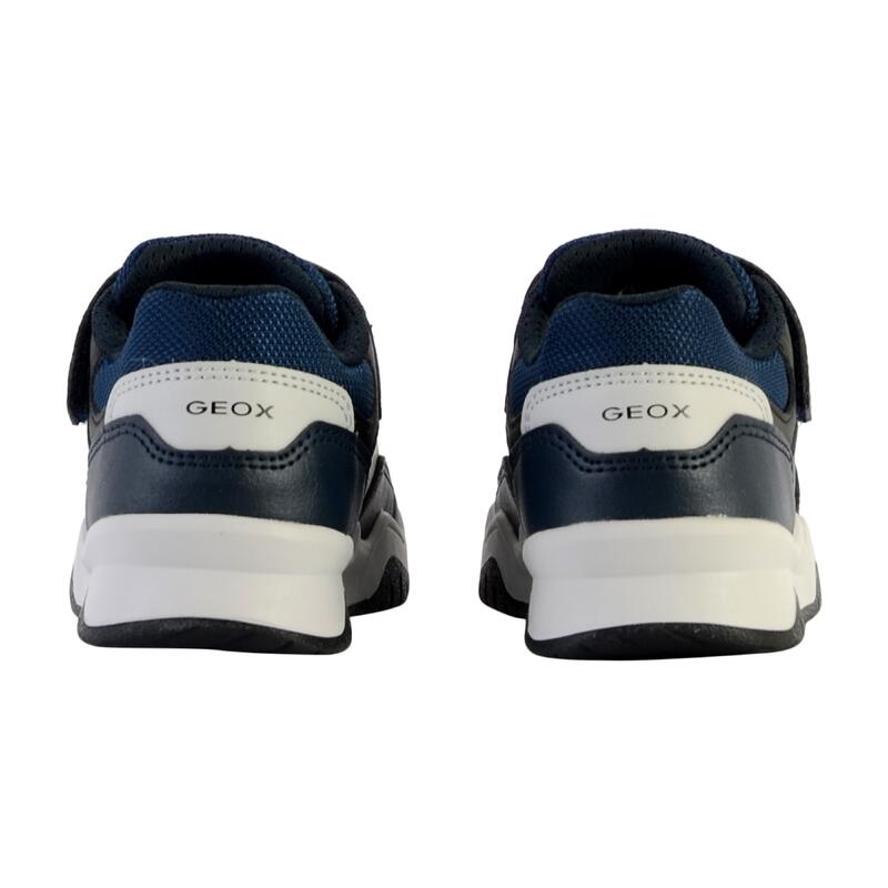 Baskets Geox Garçon Perth - Synthétique, Semelle Caoutchouc