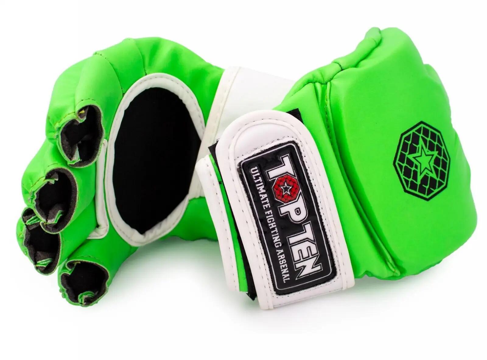Manusi MMA "Striking C-Type", Top Ten, Verde, M 2/3