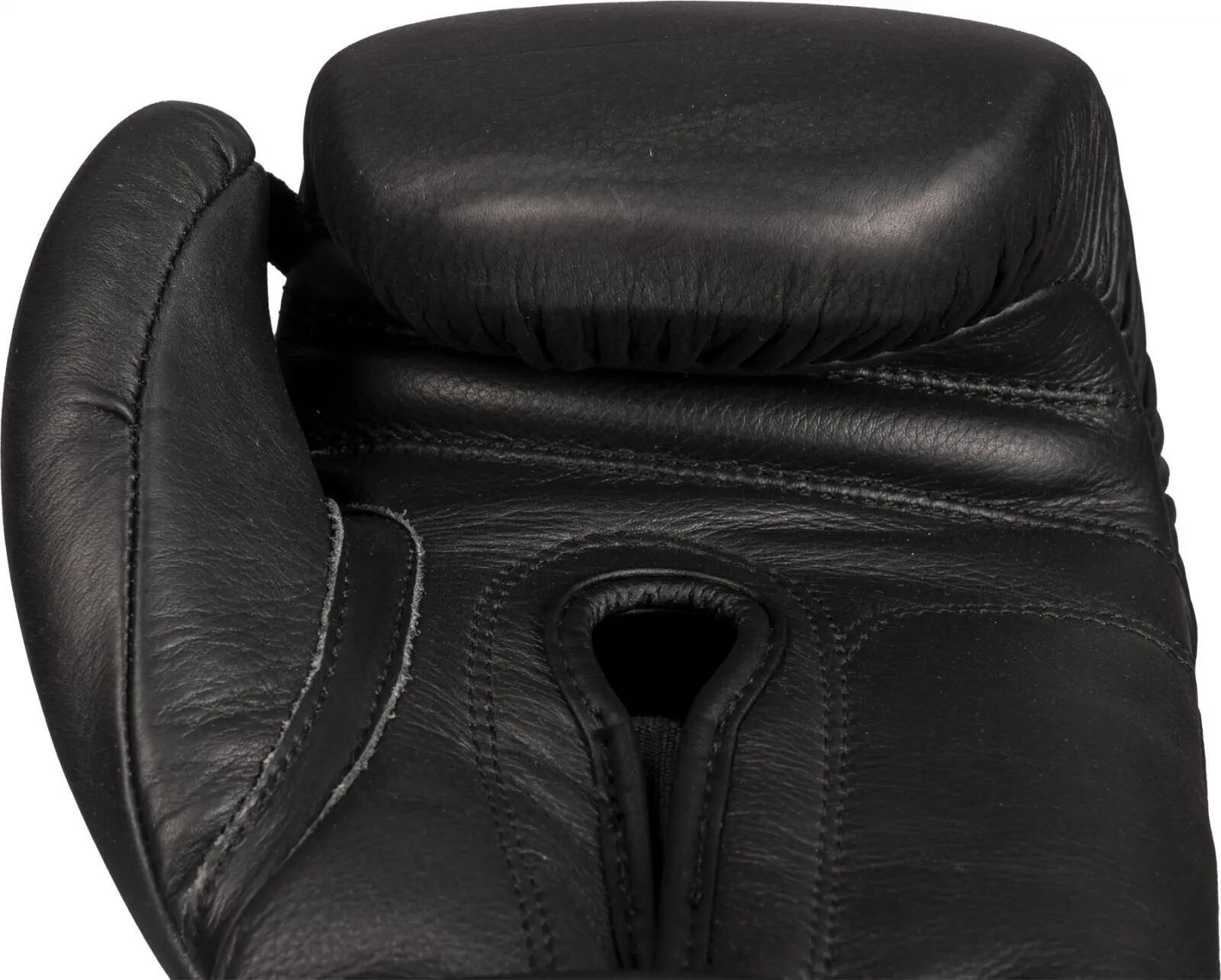 Mănuși de box "Black'n'Black", Top Ten, Negru, 14oz 4/7