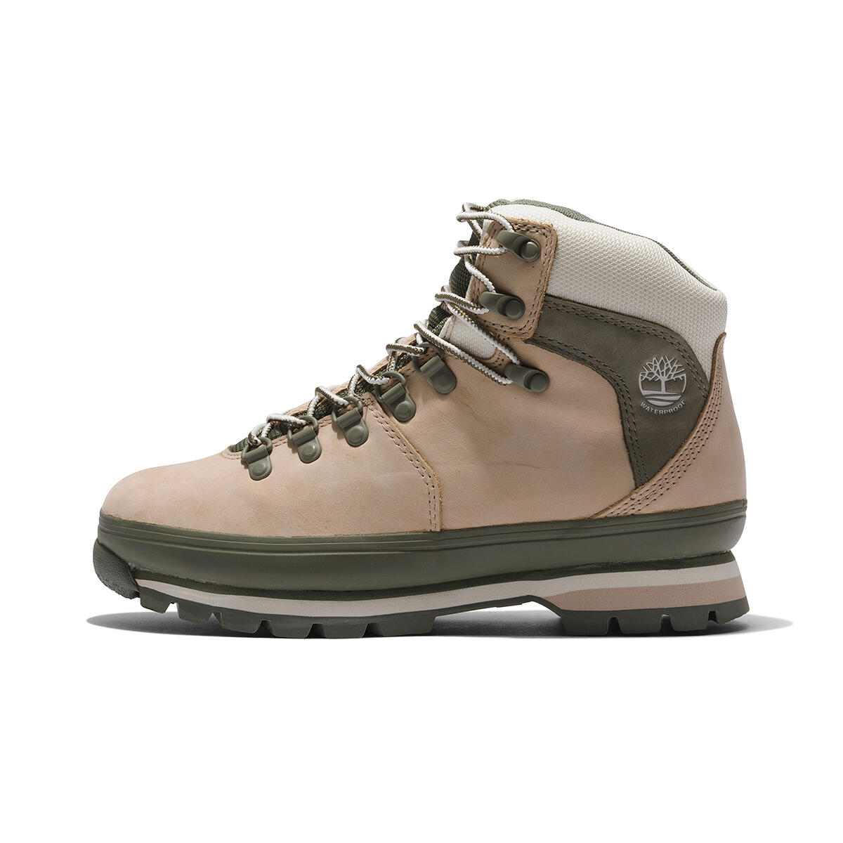Damen Trekkingschuhe Timberland Euro Hiker F/L WP Boot Wheat Nubuck 4/5