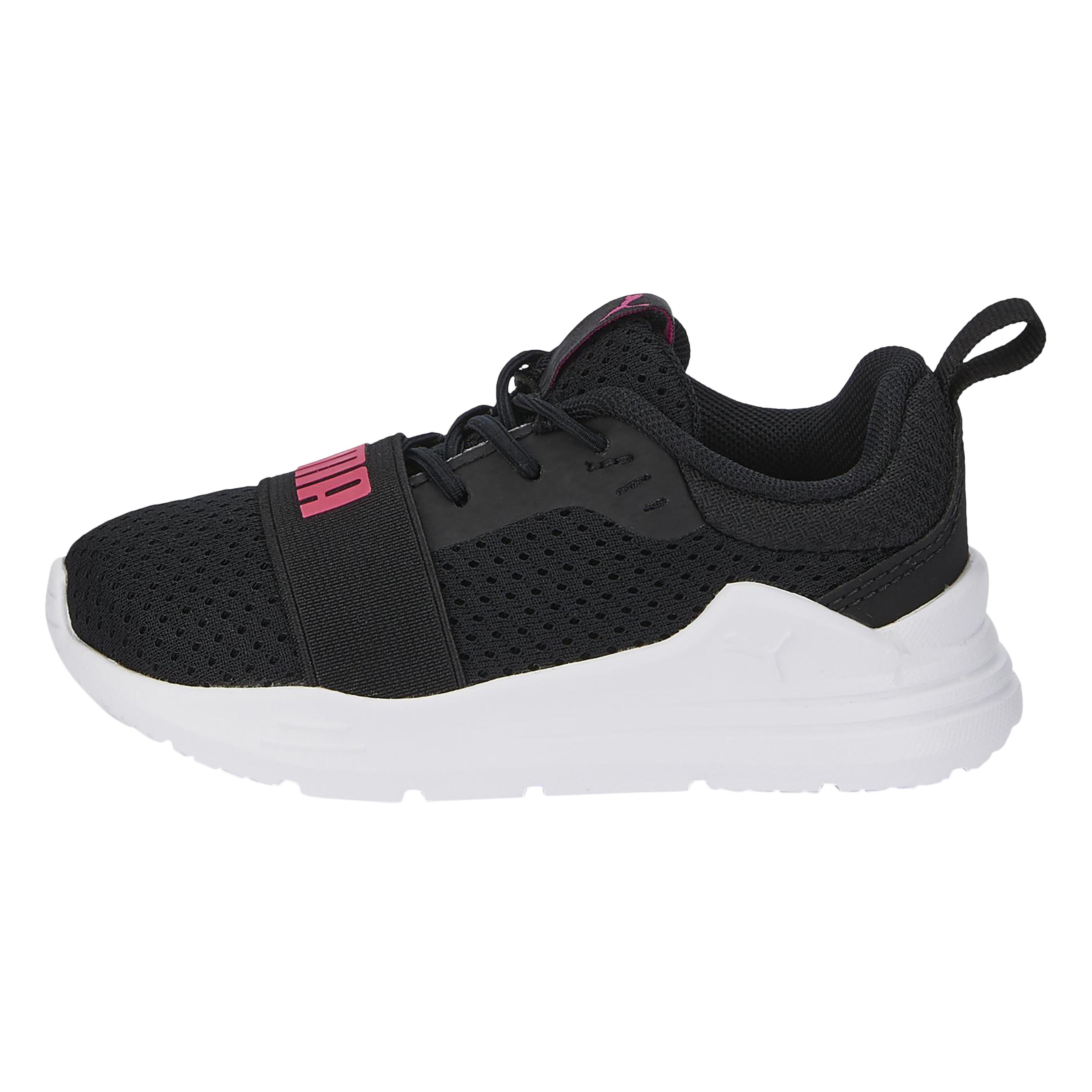 Puma - Basket À Lacets Enfant Puma Wired Run Ac - Chaussures De Sport - Blanc|noir - 23 - Decathlon