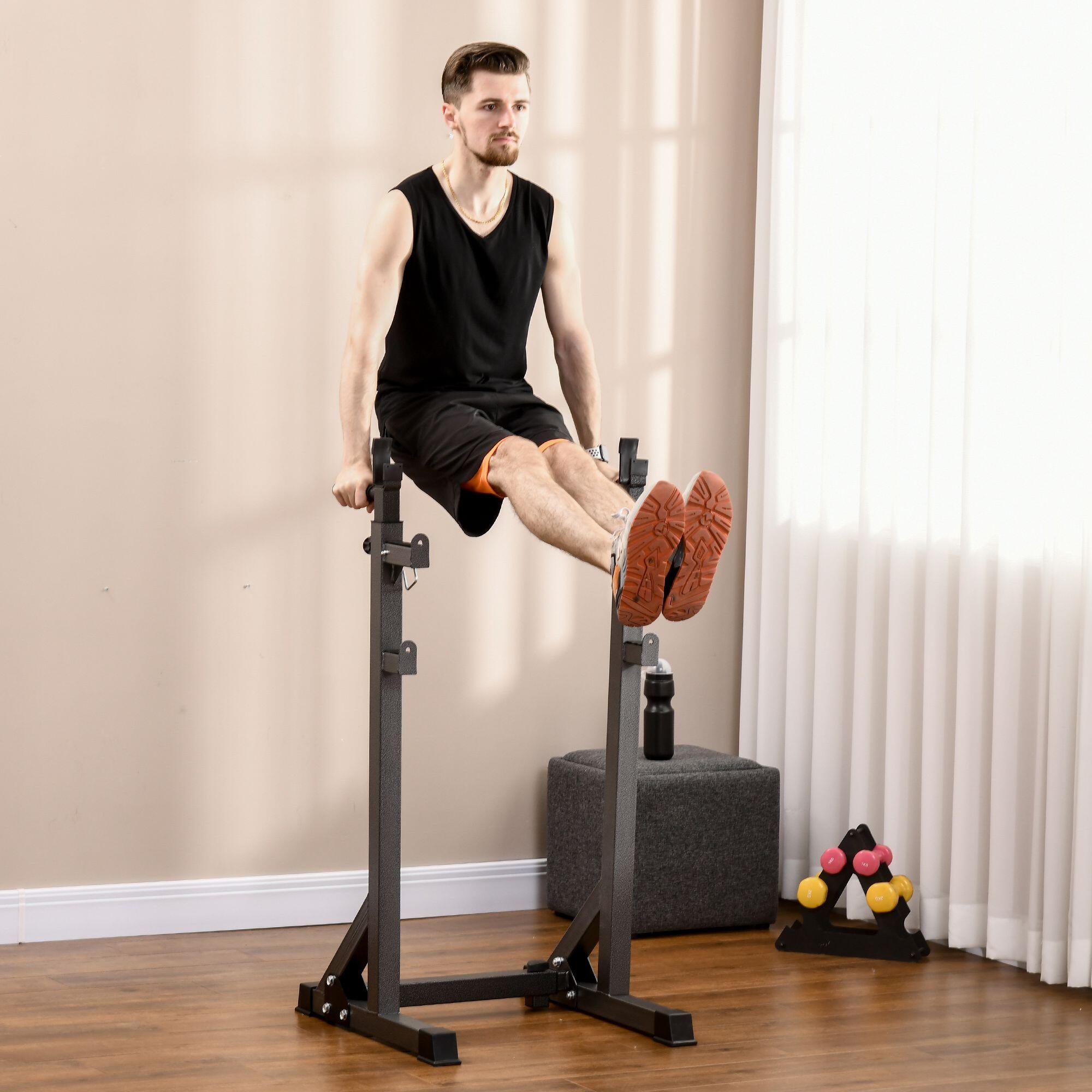 SPORTNOW Supporto per Bilanciere Multifunzionale in Acciaio ed EVA Nero 2/8