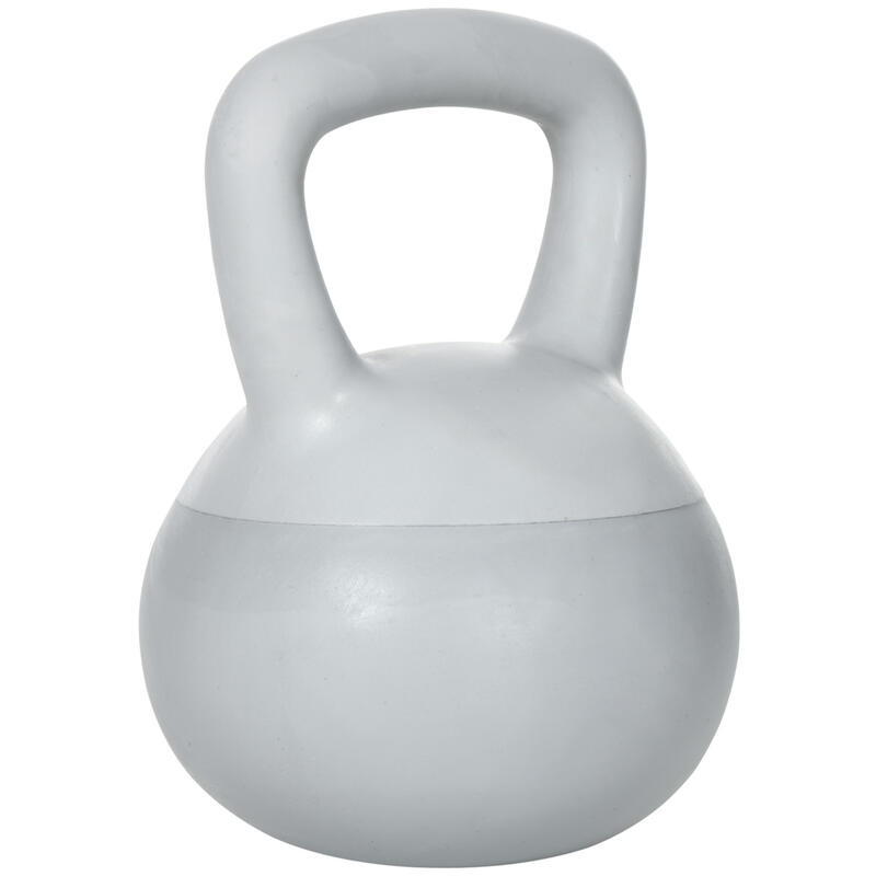 SPORTNOW Kettlebell 4kg in PVC e Sabbia Metallica per Workout Casa e Palestra