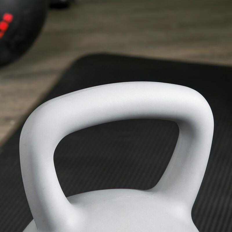 SPORTNOW Gantera kettlebell cu maner larg 12kg pentru antrenamente de rezistenta