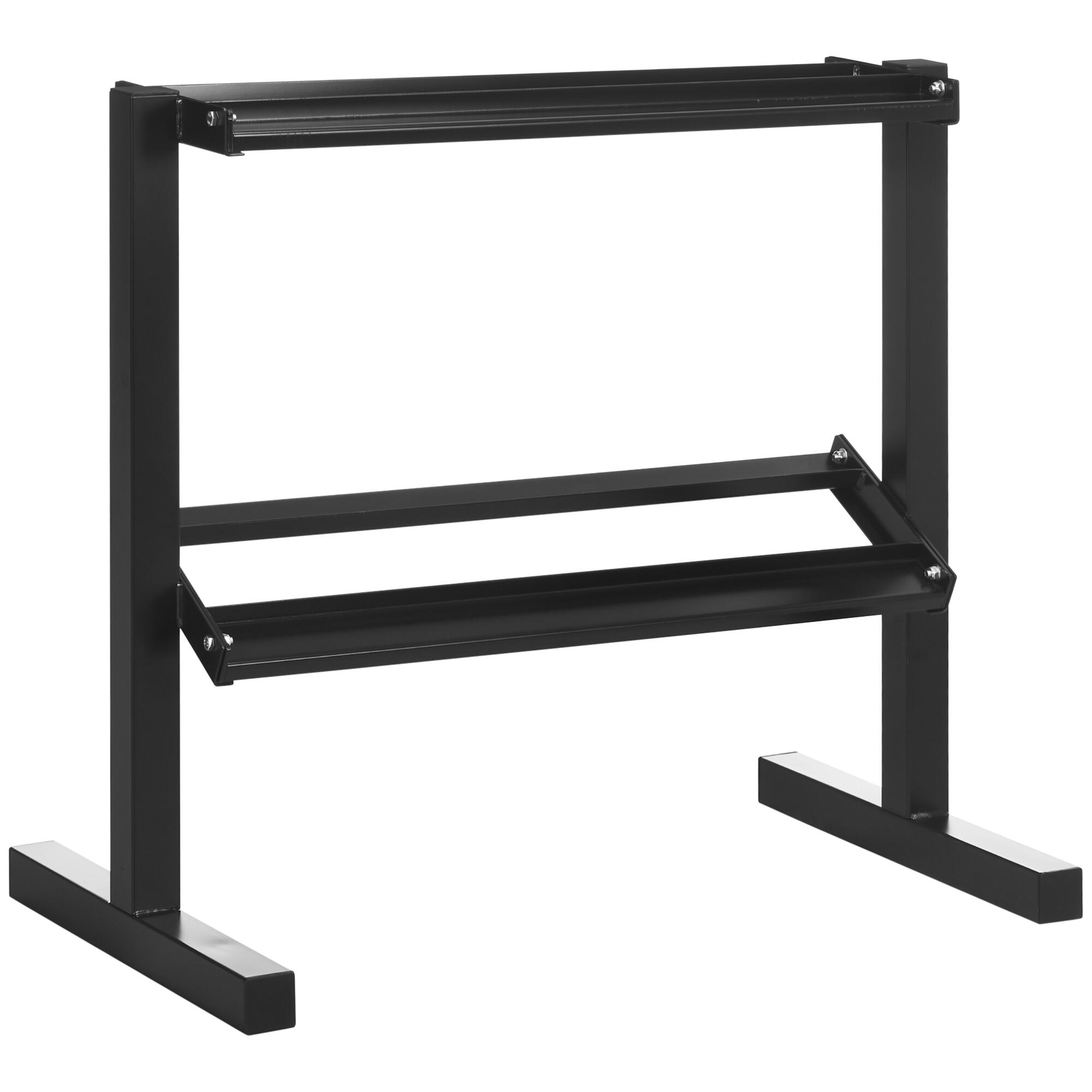 Suporte para halteres 92,5x50,5x80,5 cm preto SPORTNOW
