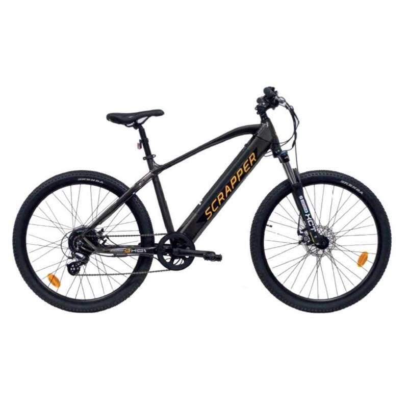 Bicicleta de montanha elétrica Scrapper roda 27,5” 8 velocidades