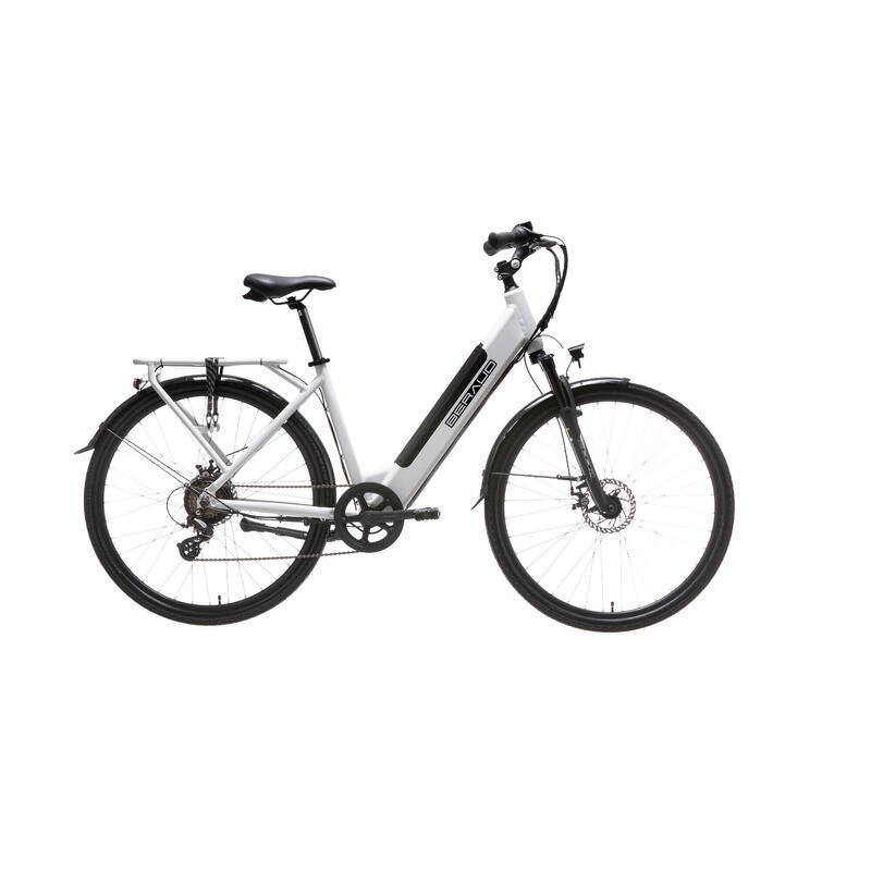 Bici città, unisex, elettrica, batteria integrata, 28"