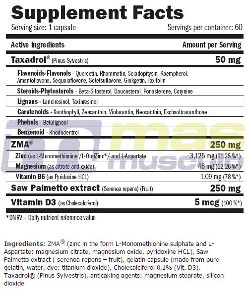 Amix MuscleCore MuscleDrol 60 Cápsulas 4/4