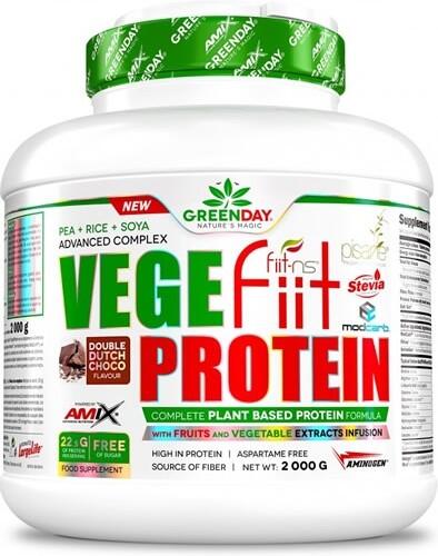 AMIX Vegefiit Protein - 2Kg Chocolade Amix GreenDay