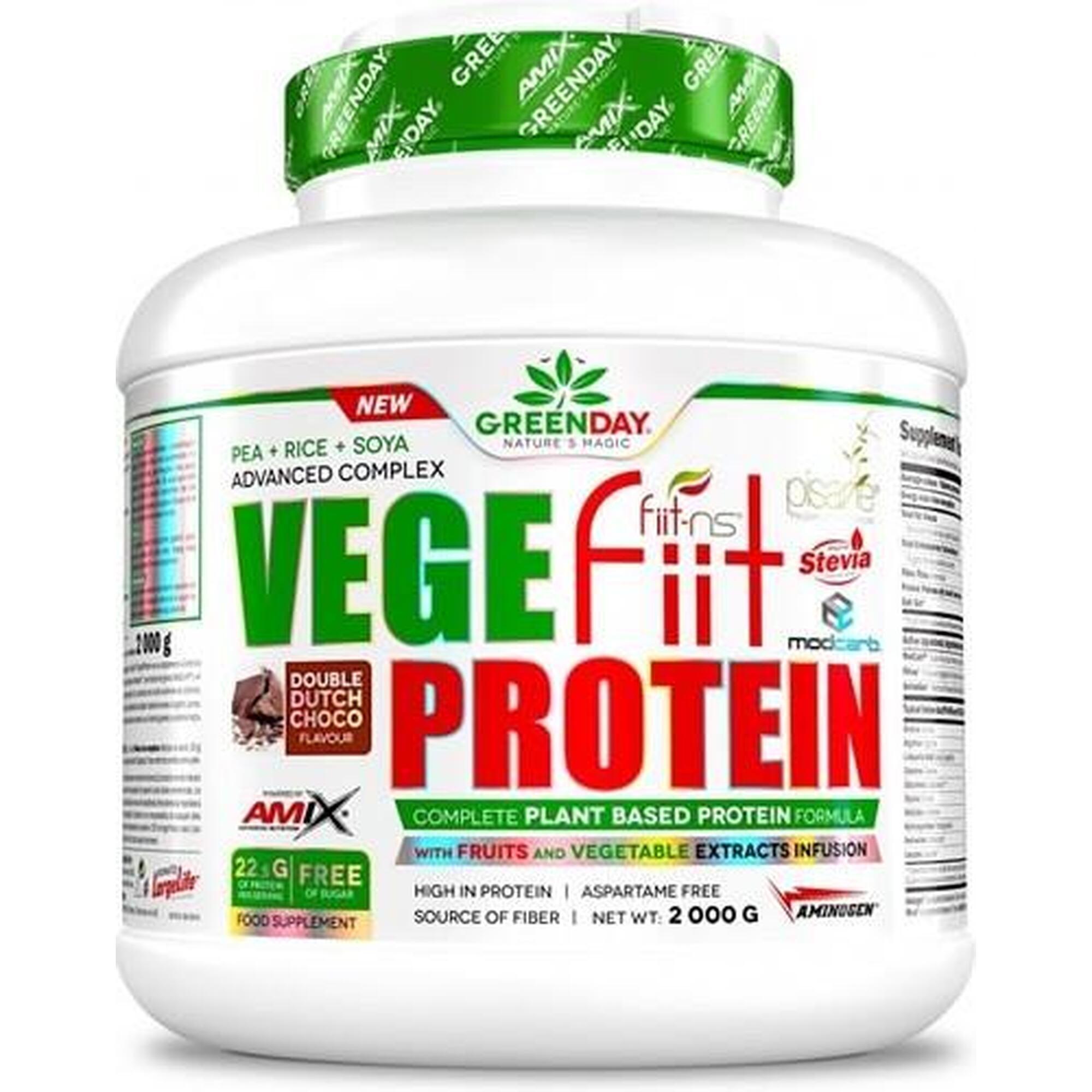 Amix - Vegefiit Protein - 2kg Chocolat Au Lait Au Caramel Et Cachuètes De Amix Nutriti - Isolat De Whey - Decathlon