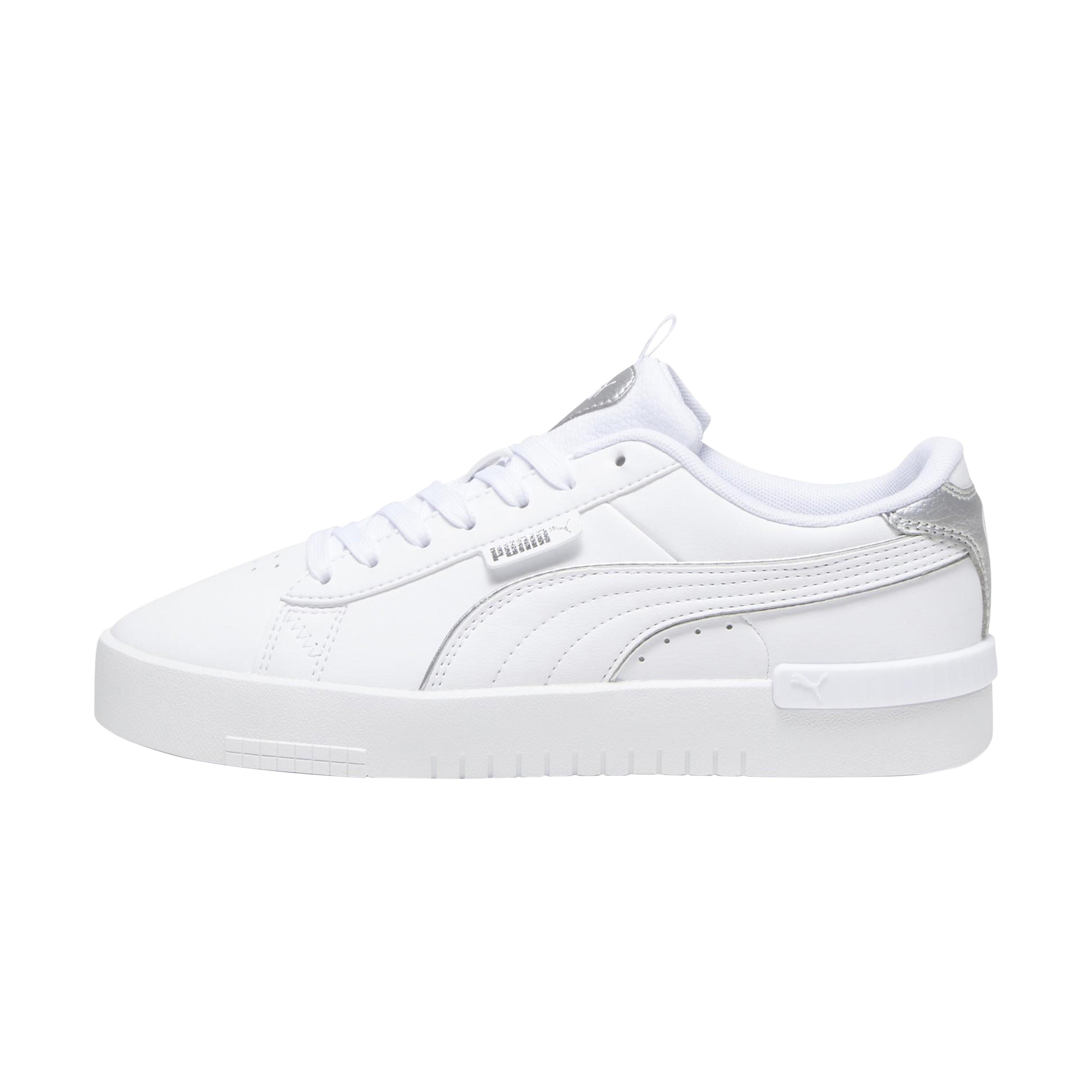 Puma - Basket Basse Cuir Puma Jada Renew Pop-up Met - Femme - Baskets - Blanc - 37 - Decathlon