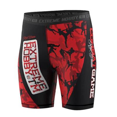 Pantaloncini Vale Tudo per bambini per MMA EXTREME HOBBY RED WARRIOR