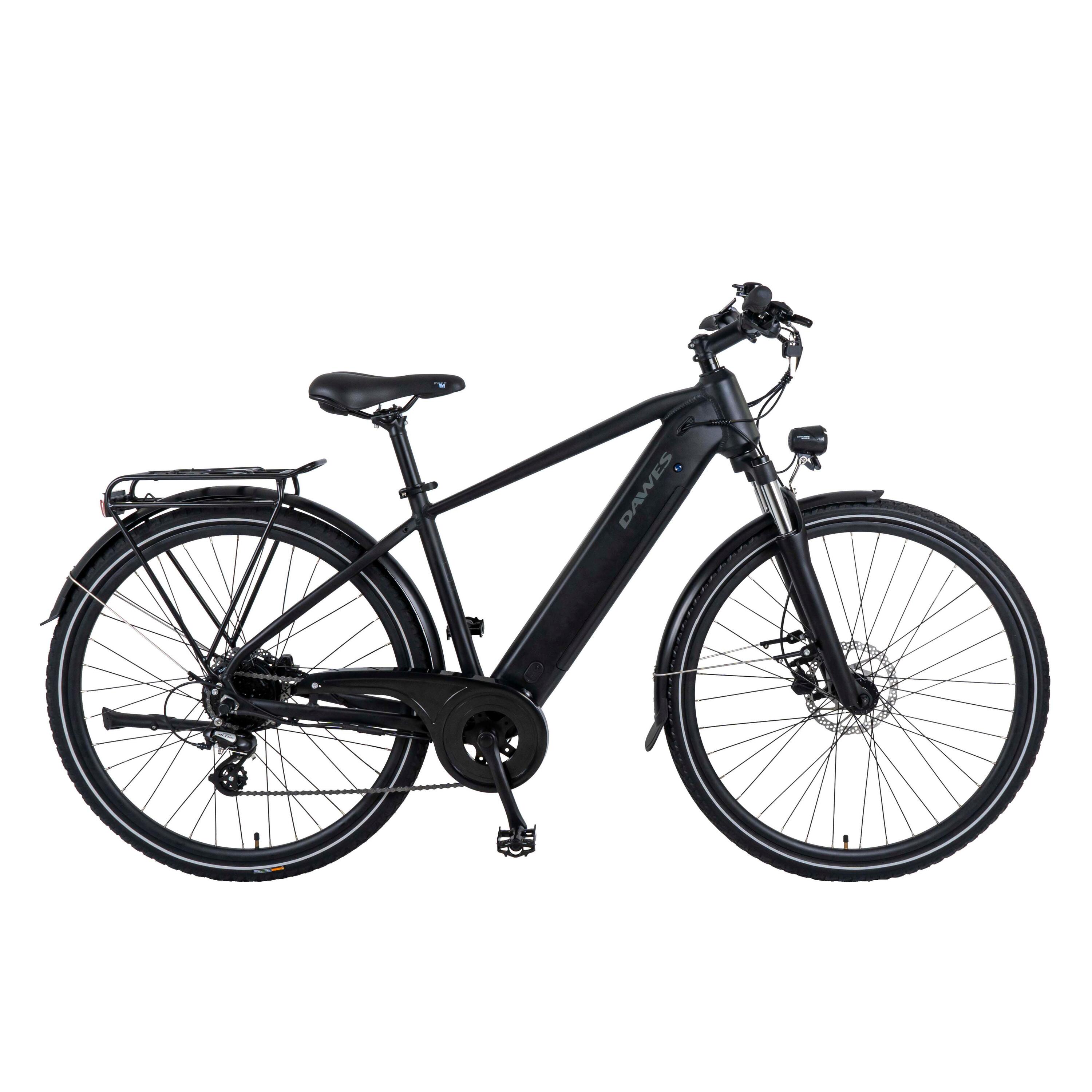 Dawes Spire 1.0 Crossbar, Black, Large Electric Bike 1/7