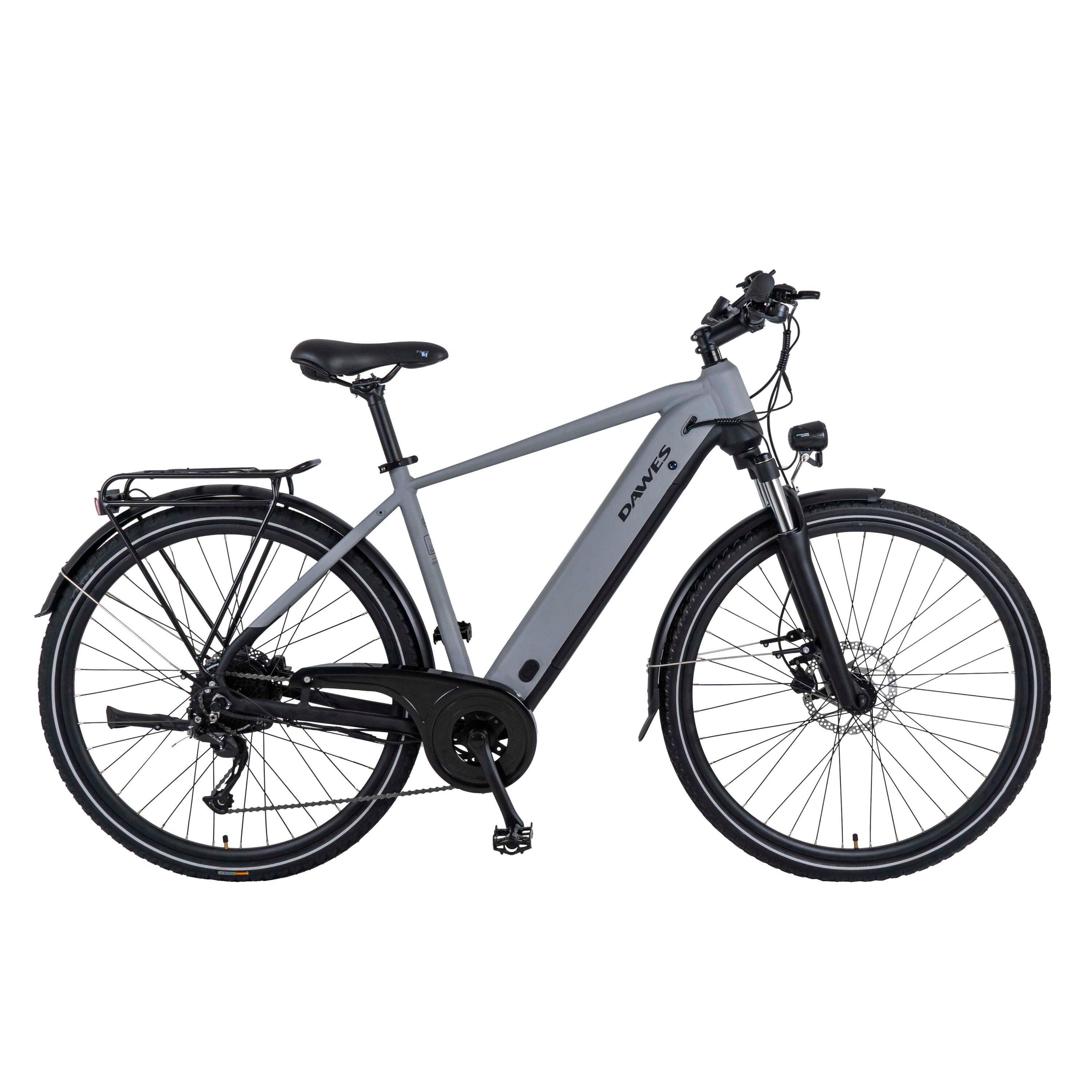 DAWES Dawes Spire 2.0 Crossbar, Silver, Large Electric Bike