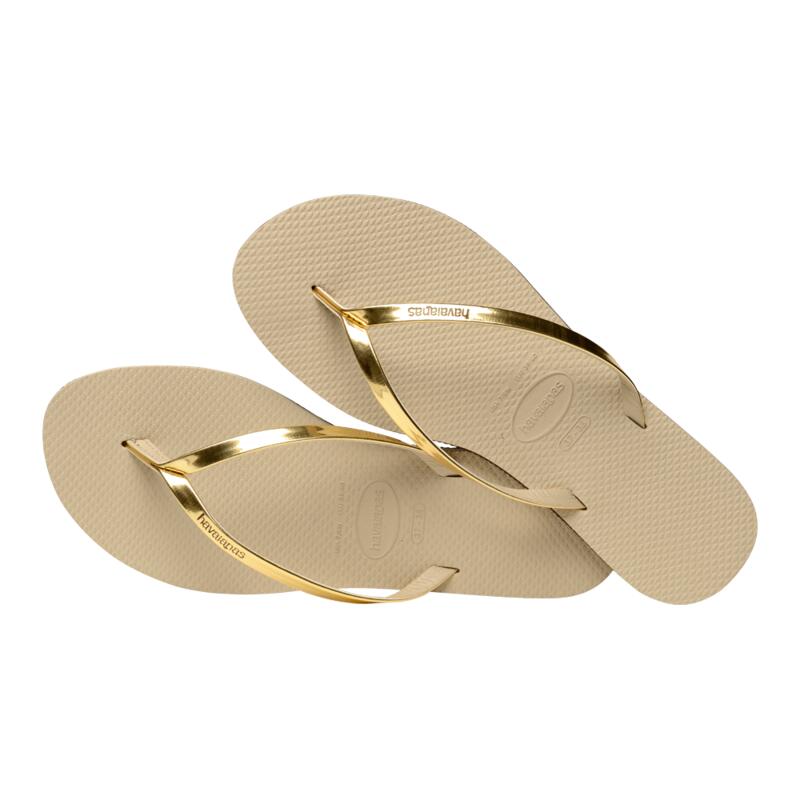 HAVAIANAS - WOMEN YOU METALLIC SAND GREY/LIGHT GOLDEN